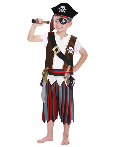 Disfraz De Pirata Niño Parche Calavera Y Disfraces Originales Baratos