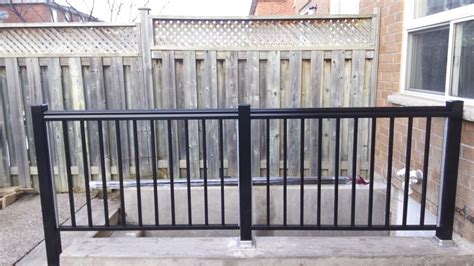 Struggling to work out railings or fences when building with stairs and basements? Aluminum Railings | Basement Entrance - Adept Services 416-716-3780