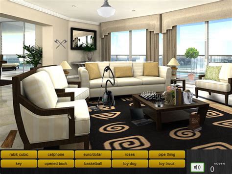 Use your superior skills to find the hidden items from the list as quickly as you can and try not to make mistakes. Play Hidden Object Room Free Online Game