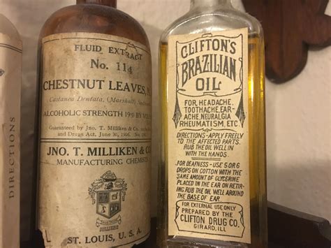 Antiquevintage Labeled Medicine Bottles Collectors Weekly