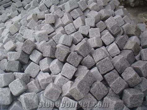 Red Porphyry Cubestone Sesame Grey Pandang Dark Grey Granite Cube
