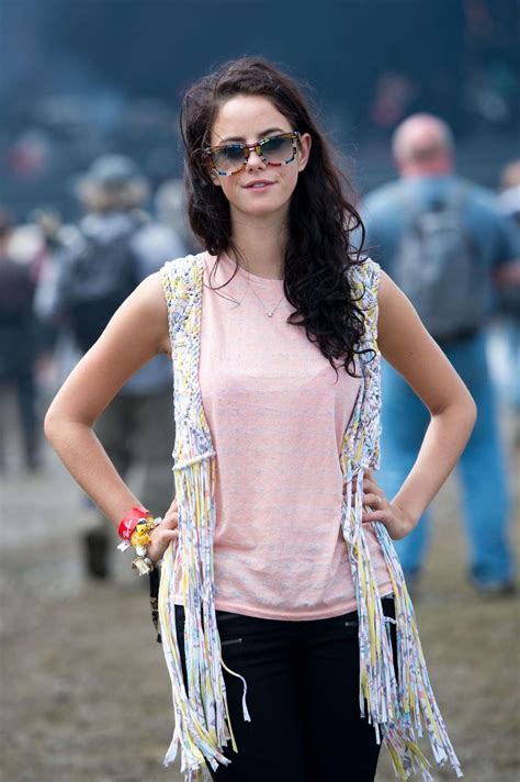 Kaya Scodelario In Wellingtons Boots At Isle Of Wight Festival 07 Gotceleb