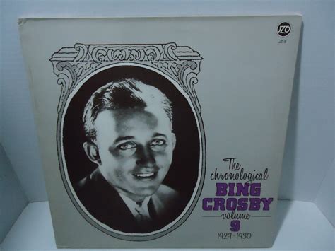 Bing Crosby The Chronological Bing Crosby Vol 9 Championship Vinyl