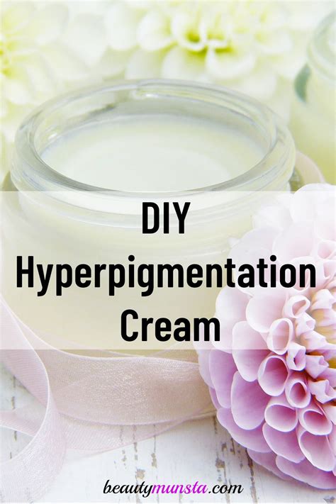Diy Hyperpigmentation Cream Beautymunsta Free Natural Beauty Hacks