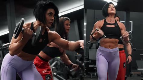 Dana Linn Bailey And Kristen Nun Join Forces For Pump Inducing Arm Day