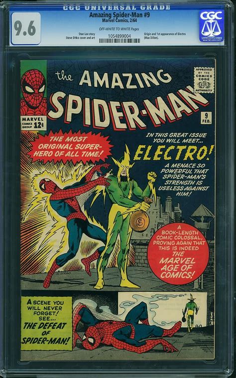 Amazing Spider Man 9 1st Appearance Electro Spiderman Comic Covers