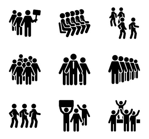 Crowd Icon Png 195361 Free Icons Library