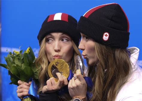 Justine Dufour Lapointe And Sister Chloe Day 2 Sochi 2014 Official