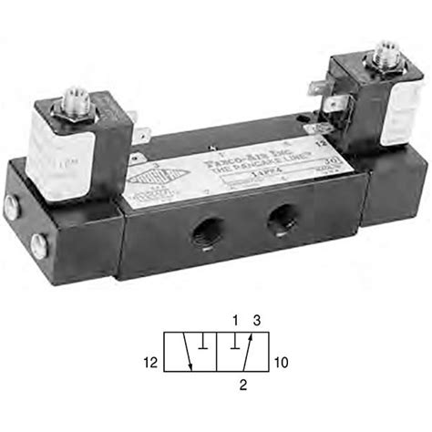 14ff 3 12vdc Pneumatic Valves Electrically Actuated Fabco Air