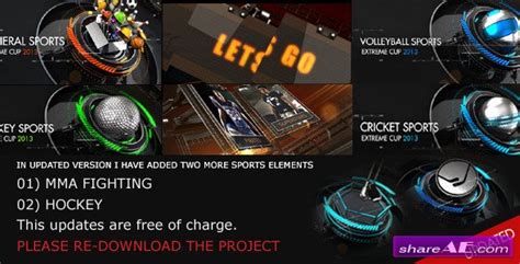 By ndeyase in sports $23 $. Extreme Sports Pack Pro - After Effects Project (Videohive ...