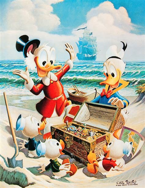 Hakes Carl Barks Signed The Fine Art Of Walt Disneys Donald Duck