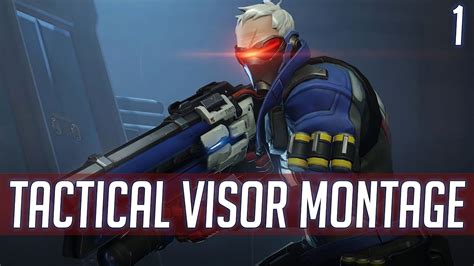 Overwatch Soldier 76 Tactical Visor Montage 1 Youtube