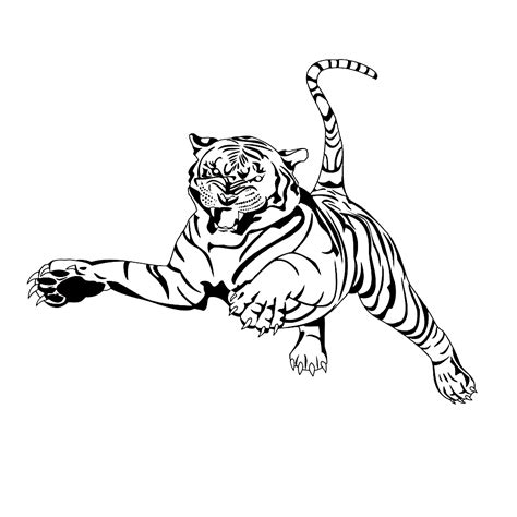Printable Coloring Pages Of Tigers