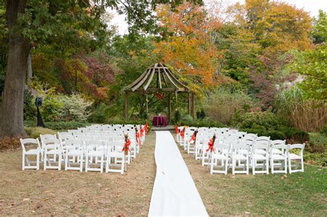 Fall Outdoor Wedding Setup