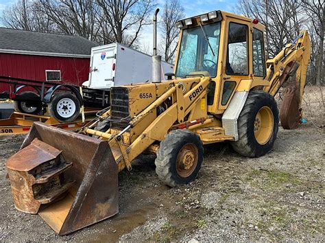Sold Ford 655a Construction Backhoe Loaders Tractor Zoom