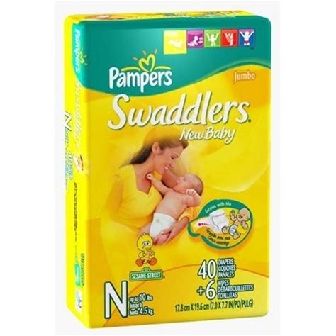 Swaddlers Diapers Pampers Swaddlers Size N Jumbo Pack