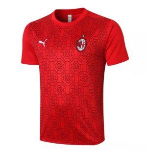 A wide variety of ac. AC Milan 20/21 Training Jerseys Shirt Red Model[2011744 ...