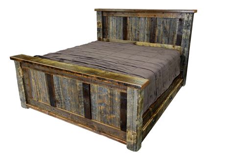 Logan Pass Reclaimed Barnwood Bed Barnwood Bed Barn Wood