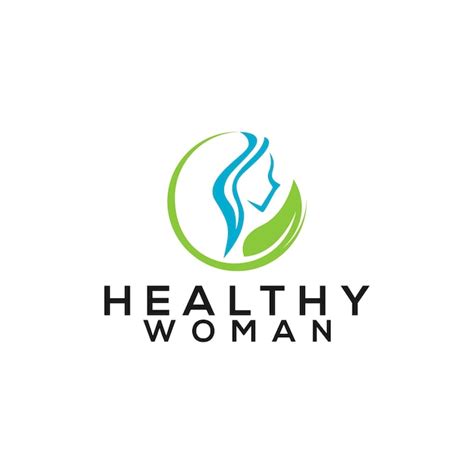 Premium Vector Womens Health Logo Design Concept