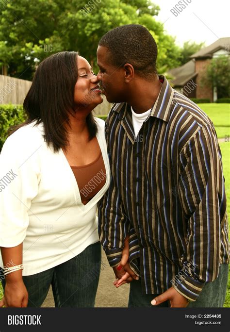 African American Couple Kissing Image And Photo Bigstock