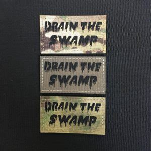 Drain The Swamp Patch From Wilde Custom Gear Jerking The Trigger