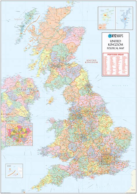 National Postcode Maps For England Scotland Wales Tagged Britain