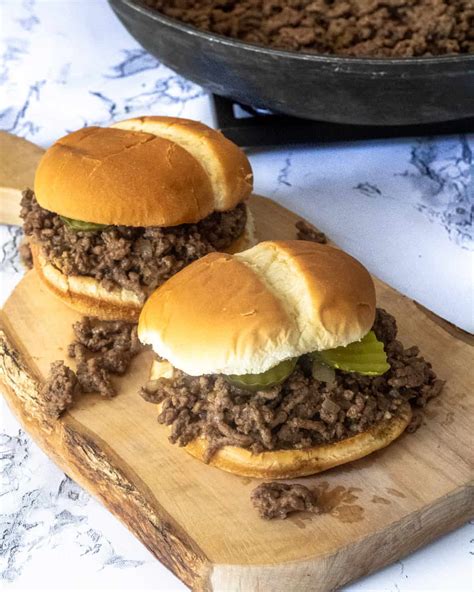 Are you looking for an easy ground beef recipe for your instant pot? Loose Meat Sandwich Recipe • State of Dinner
