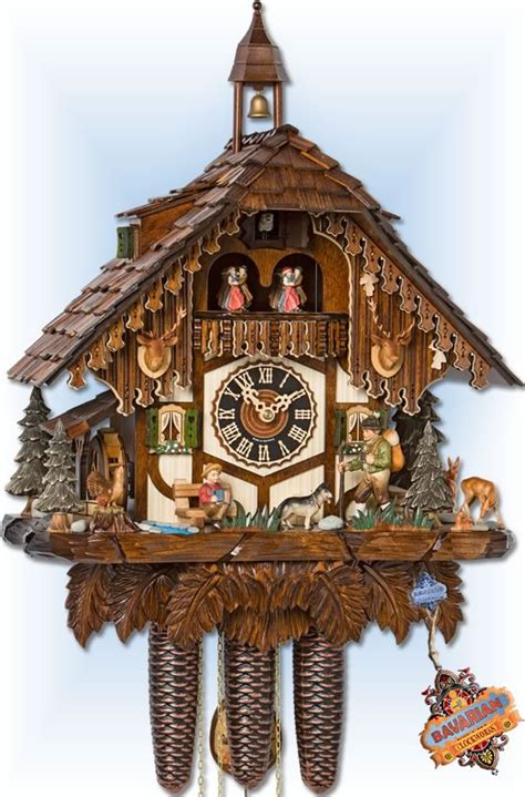 Hones Classic Black Forest Cuckoo Clock 21 Bavarian Clockworks