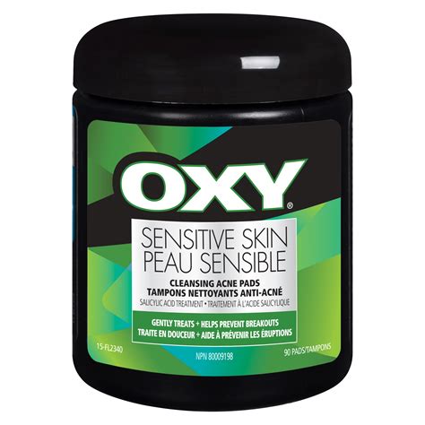 Sensitive Skin Cleansing Acne Pads Oxy® Skin Care