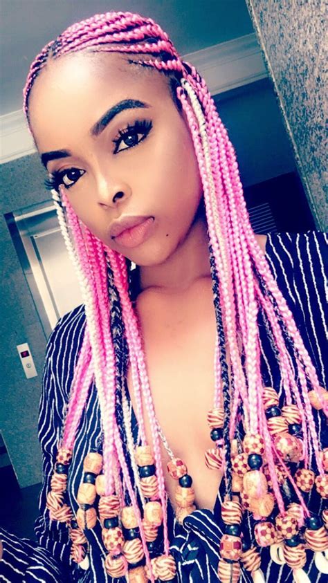 If you cannot make up your mind about choosing the hairstyle for your baby, then you are in the right place. Pink tribal braids with beads. Unicorn | Cornrows with ...