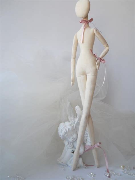 Blank Doll Body For Crafting 17 Handmade Doll Presewn And Stuffed Blank Doll Body Premade
