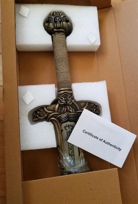 Conan The Barbarian Atlantean Sword Museum Prop Replica Brand New In