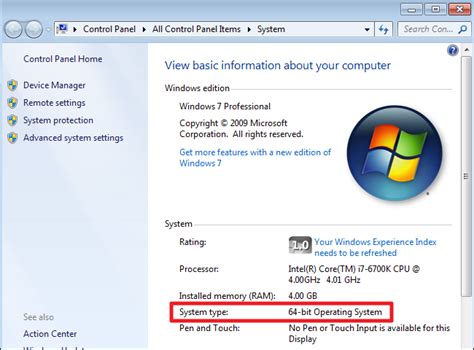 It also shows the windows edition information such as. How Do I Know if I'm Running 32-bit or 64-bit Windows?