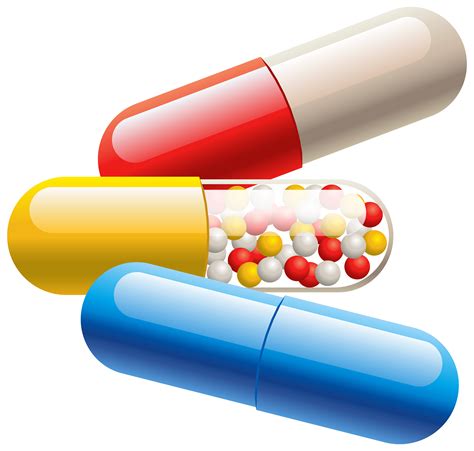 Pharmaceutical Drug Tablet Capsule Clip Art Pills Png Png Download