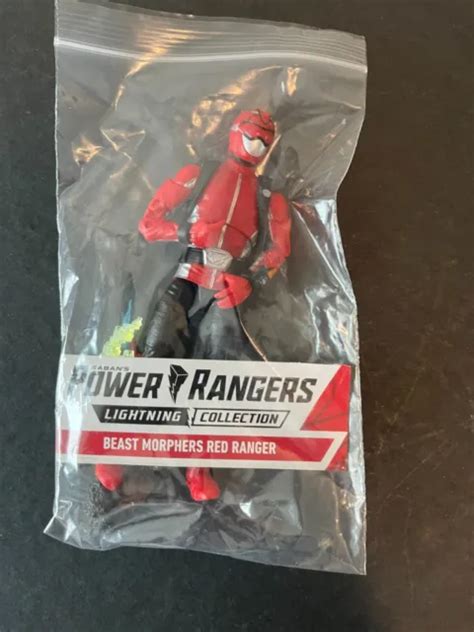 Power Rangers Beast Morphers Red Ranger Lightning Collection Inch