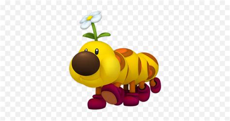 Wiggler Super Mario Wiki The Mario Encyclopedia Mario Centipede Emoji