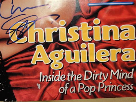 Christina Aguilera Rolling Stone Magazine 2002 Signed Autograph Color