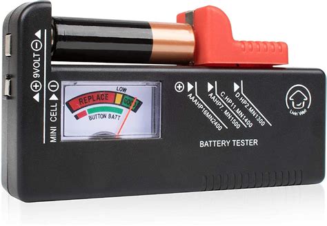 Battery Tester Checker For Aa Aaa C D 9v 15v Button Cell Batteries