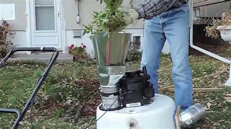 You can achieve this mulching ratio with a high mulching speed of up to 53 gallons of leaves every minute. Make a mulcher from old lawn mower - YouTube