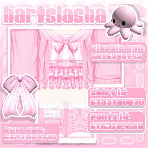 Four Soft Aesthetic Pink Roblox Outfits With Matching Hats And