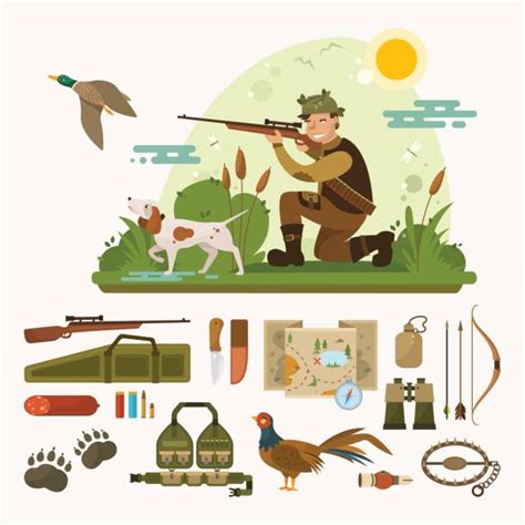 Hunter Illustrations Royalty Free Vector Graphics And Clip Art Istock