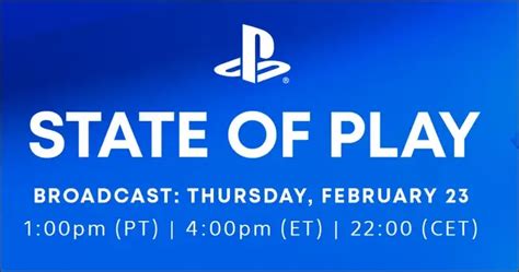 Playstation State Of Play Live Stream