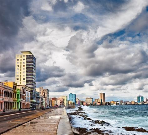 Preciosa Vista Del Malecón La Habana © Gerry Pacher Paisajes De Cuba