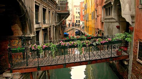 Cityscape Architecture Town Building Venice Italy Water Bridge