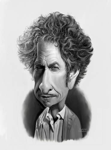 Bob Dylan Robert Allen Zimmerman Medium Caricature Celebrity