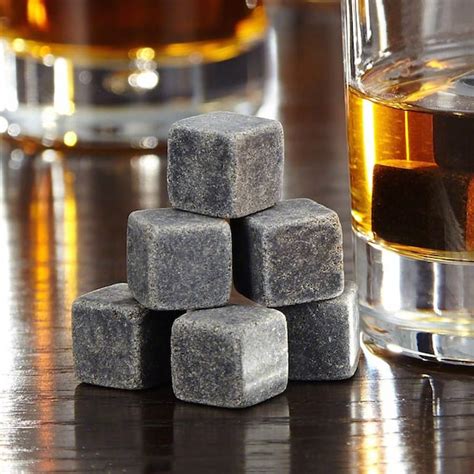 On The Rocks Whiskey Stones Set Of 9 T For Whiskey Etsy