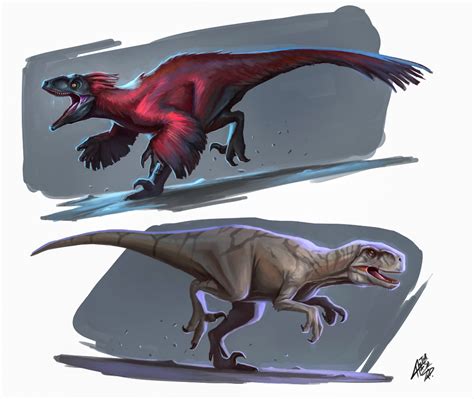 Artstation Pyroraptor Atrociraptor Jurassic World Dominion Heitoresco In 2022 Jurassic