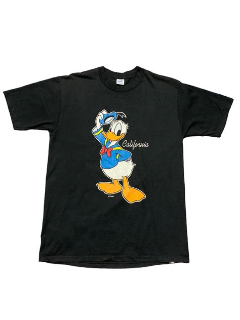 Vintage Vintage Donald Duck Big Print T Shirt Made In Usa Grailed