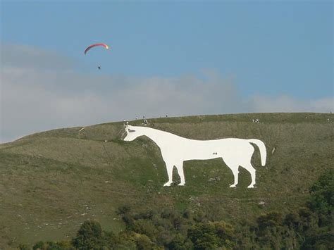 Locals Have Been Tending To The Uffington White Horse For