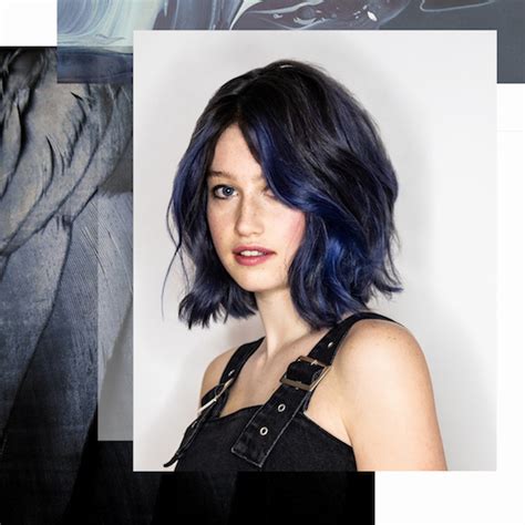 The lightest wella toners won't be able to cancel out the brassiness completely. 4 Blue Black Hair Color Formulas for 2019's Most Viral ...